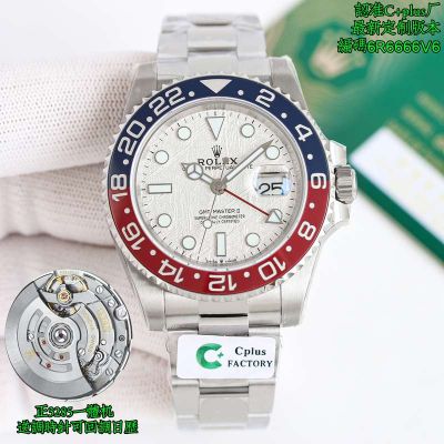 Rolex GMT-Master ii Replica with Sapphire Crystal Meteorite Face 3285 Movement Watch